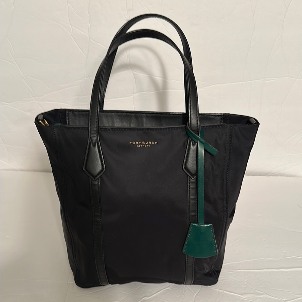 Tory Burch Black and Green Women's Tote Bag